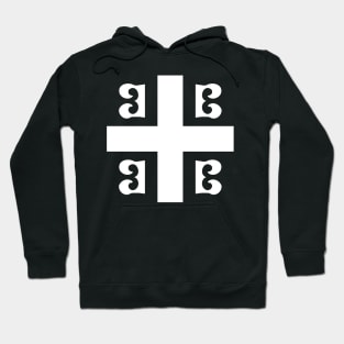 Nemanjić dynasty cross Hoodie